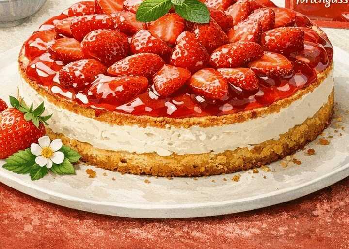Entdecke das unwiderstehliche Rezept für Erdbeer-Mascarpone-Traumkuchen!