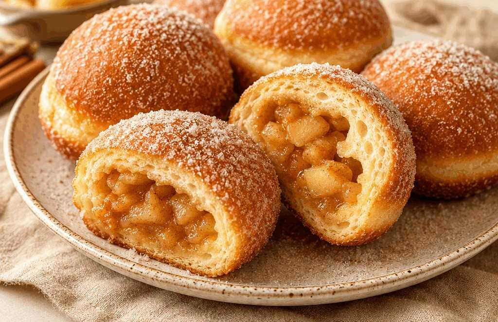 Entdecke das unwiderstehliche Rezept für köstliche Apfelkrapfen!