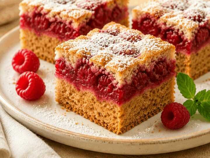 Entdecke das unwiderstehliche Rezept für saftige Himbeerschnitten!