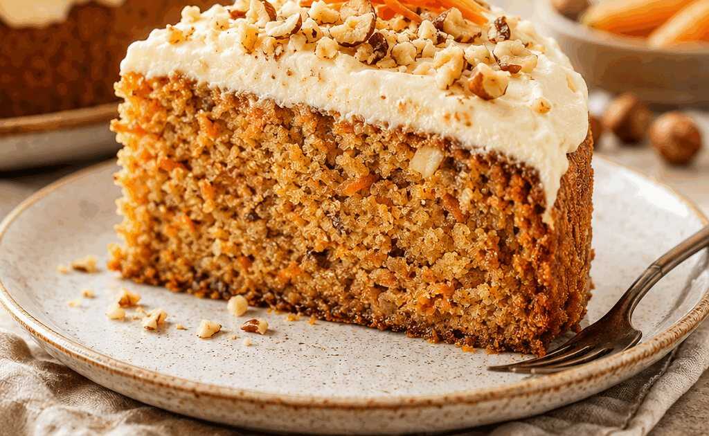 Entdecke das unwiderstehliche Rezept für saftige Karottentorte!