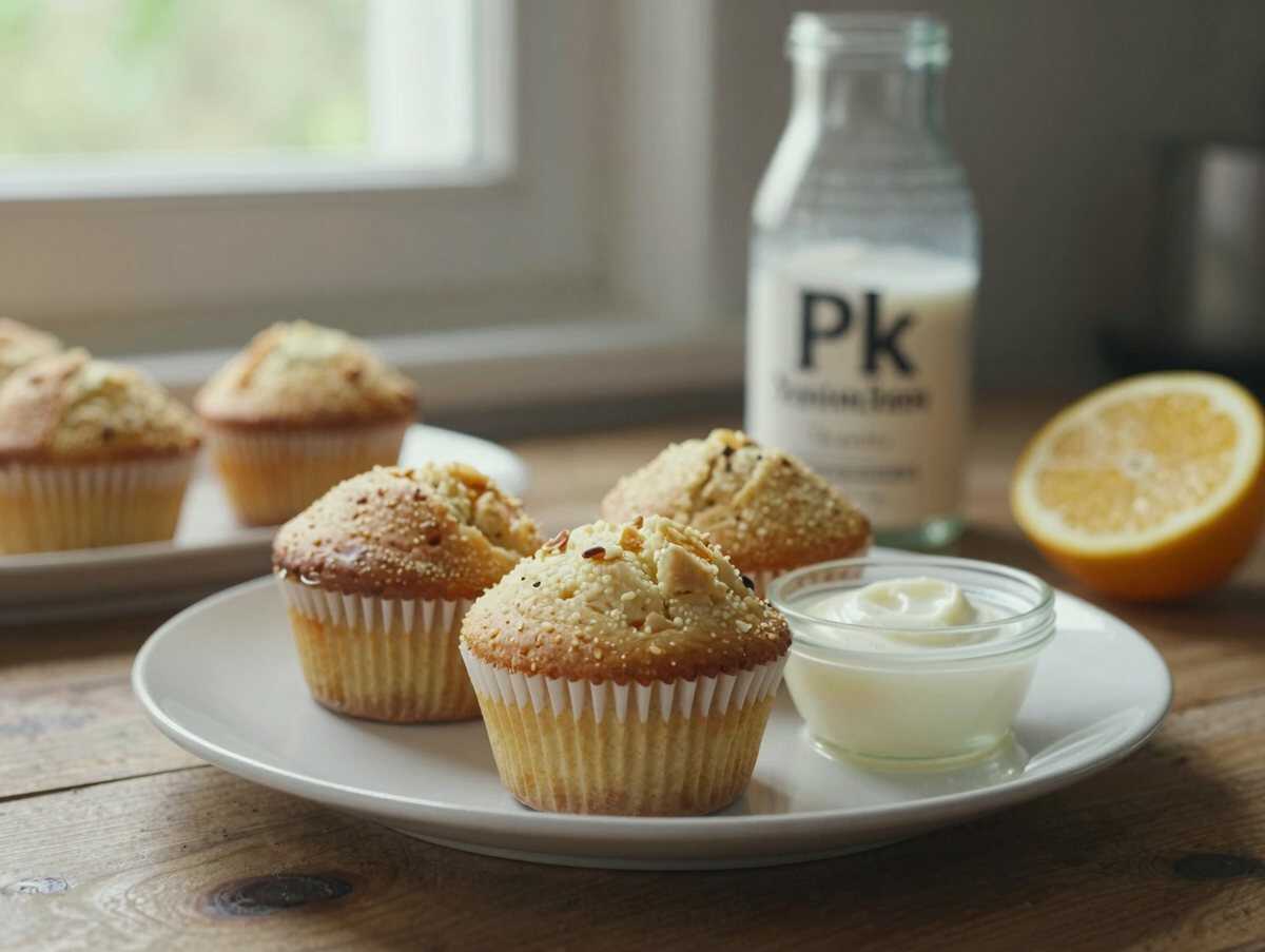 Entdecke das unwiderstehliche Rezept für saftige Zitronenmuffins! – während der Zubereitung
