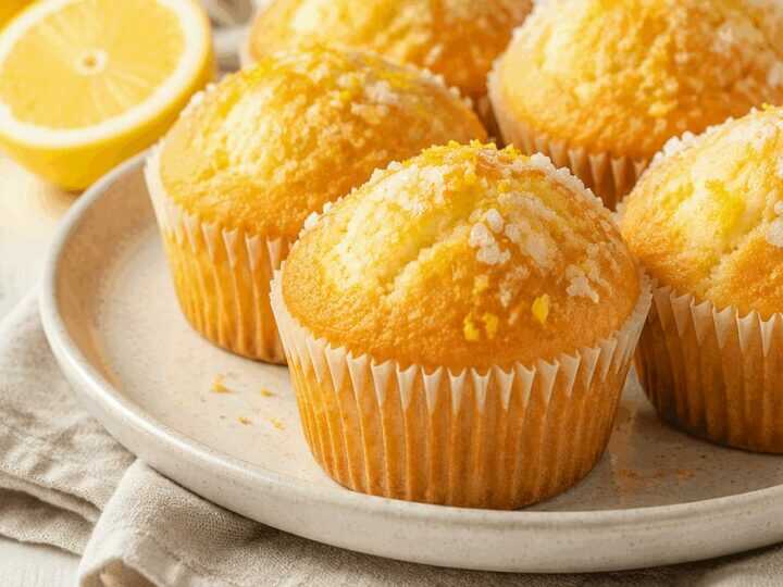 Entdecke das unwiderstehliche Rezept für saftige Zitronenmuffins!