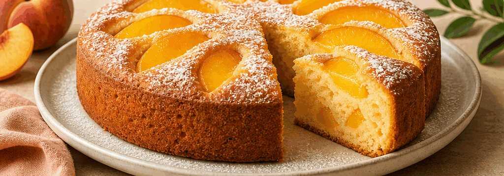 Pfirsich-Vanille-Kuchen