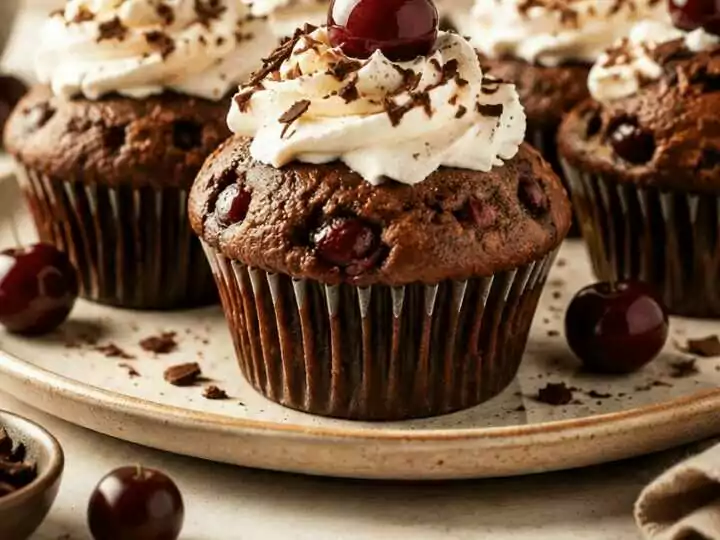 Schwarzwälder Kirsch-Muffins
