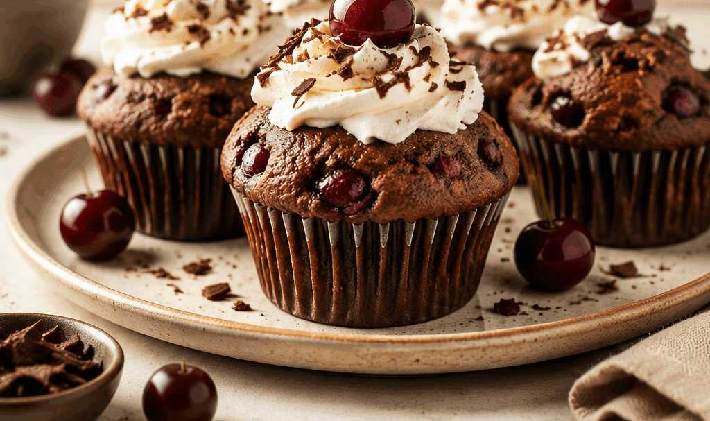 Schwarzwälder Kirsch-Muffins