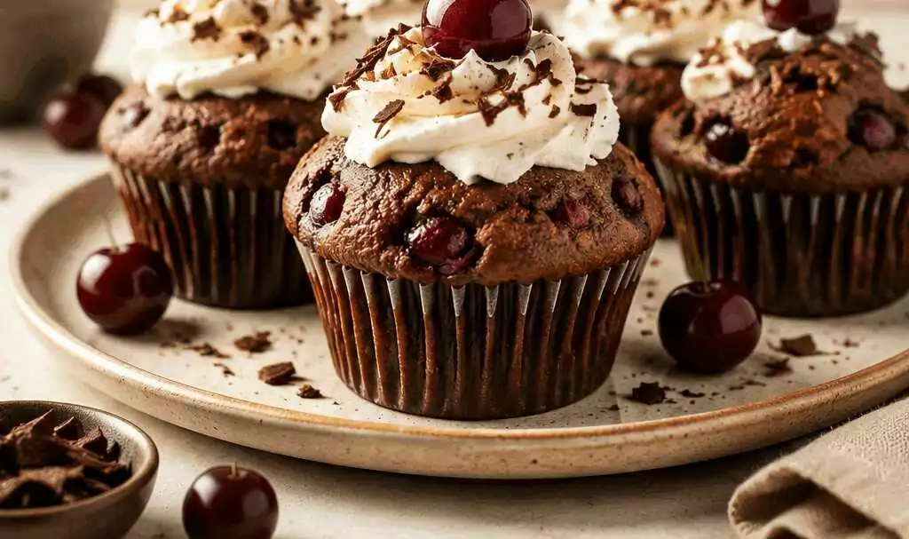 Schwarzwälder Kirsch-Muffins
