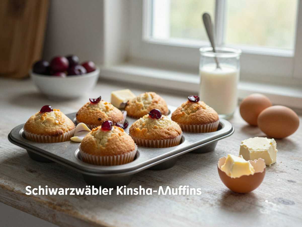 Entdecke das unwiderstehliche Rezept für Schwarzwälder Kirsch-Muffins! – während der Zubereitung
