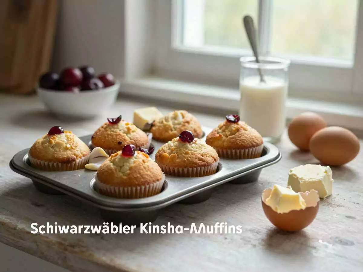Entdecke das unwiderstehliche Rezept für Schwarzwälder Kirsch-Muffins! – während der Zubereitung