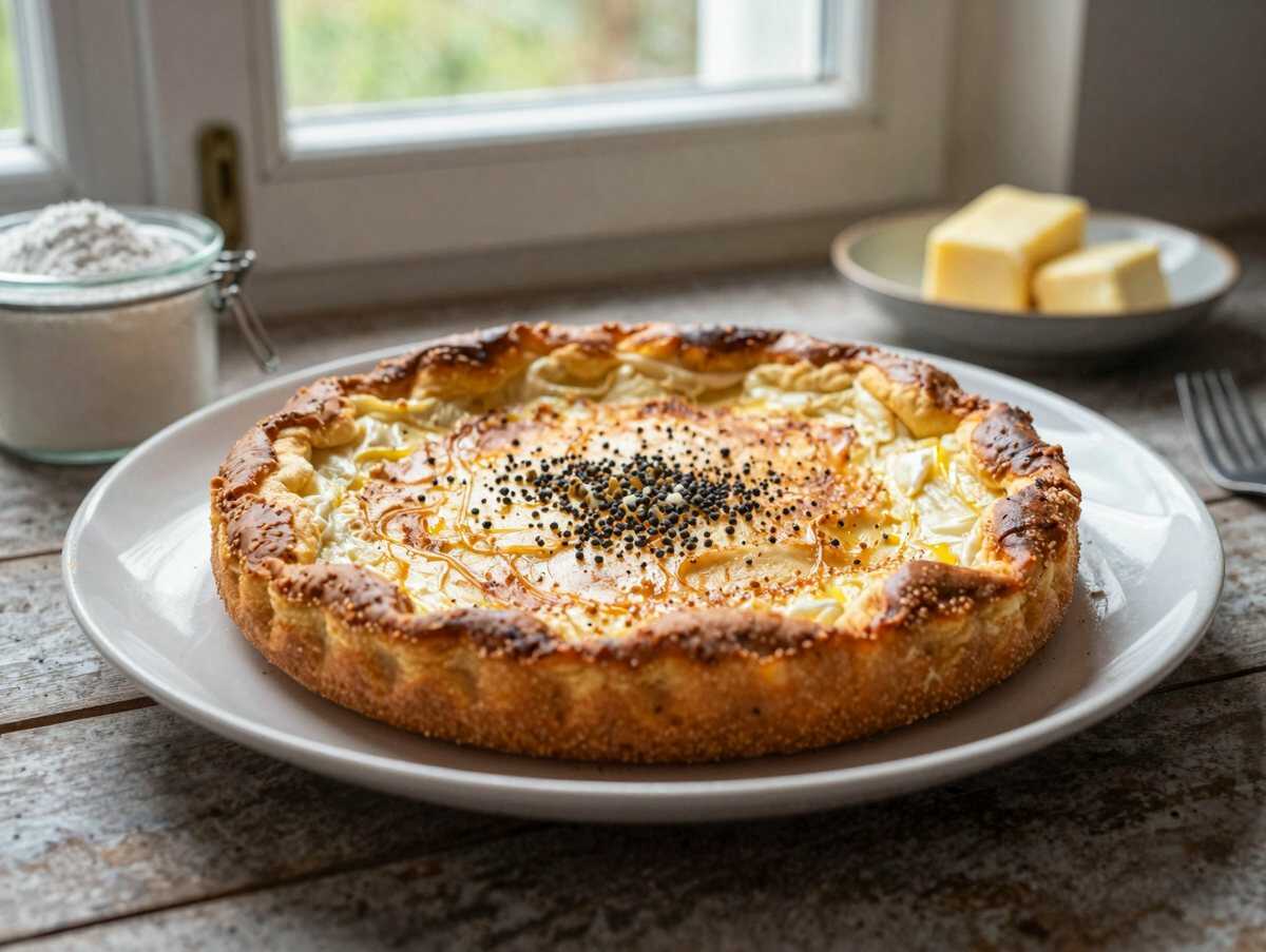 Entdecke das unwiderstehliche Rezept für Streuselkuchen mit Puddingfüllung! – während der Zubereitung