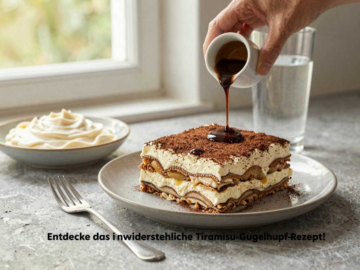 Entdecke das unwiderstehliche Tiramisu-Gugelhupf-Rezept! – während der Zubereitung