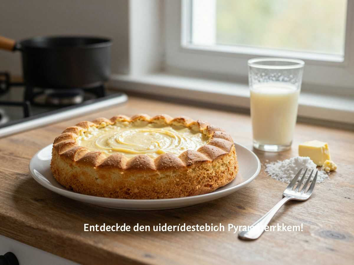 Entdecke den unwiderstehlichen Pyramidenkuchen! – während der Zubereitung