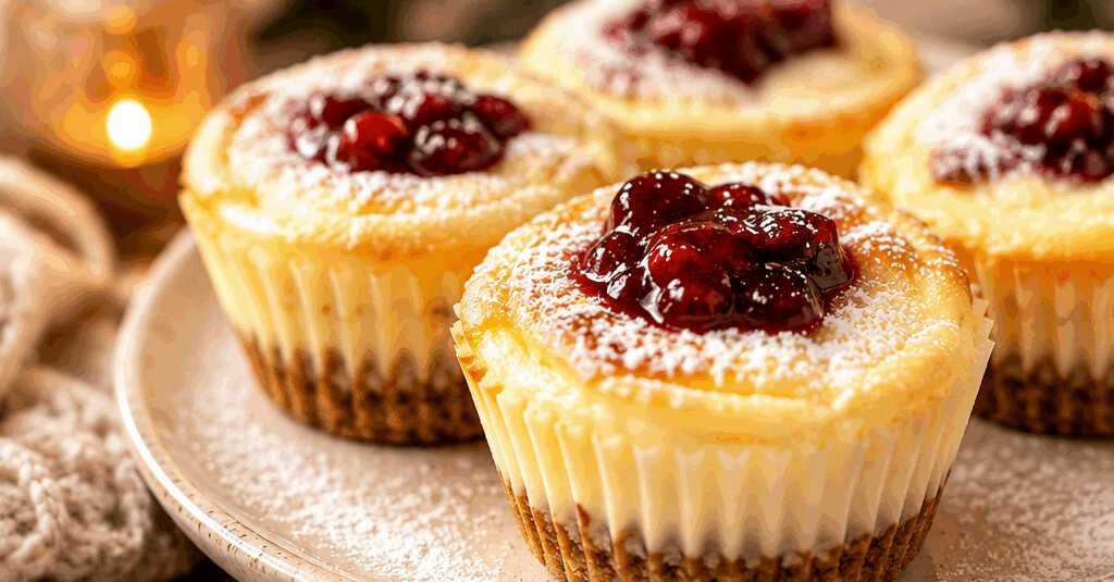 Entdecke die schnellen und einfachen Käsekuchen-Muffins, perfekt für jeden Anlass! – so sieht es fertig aus