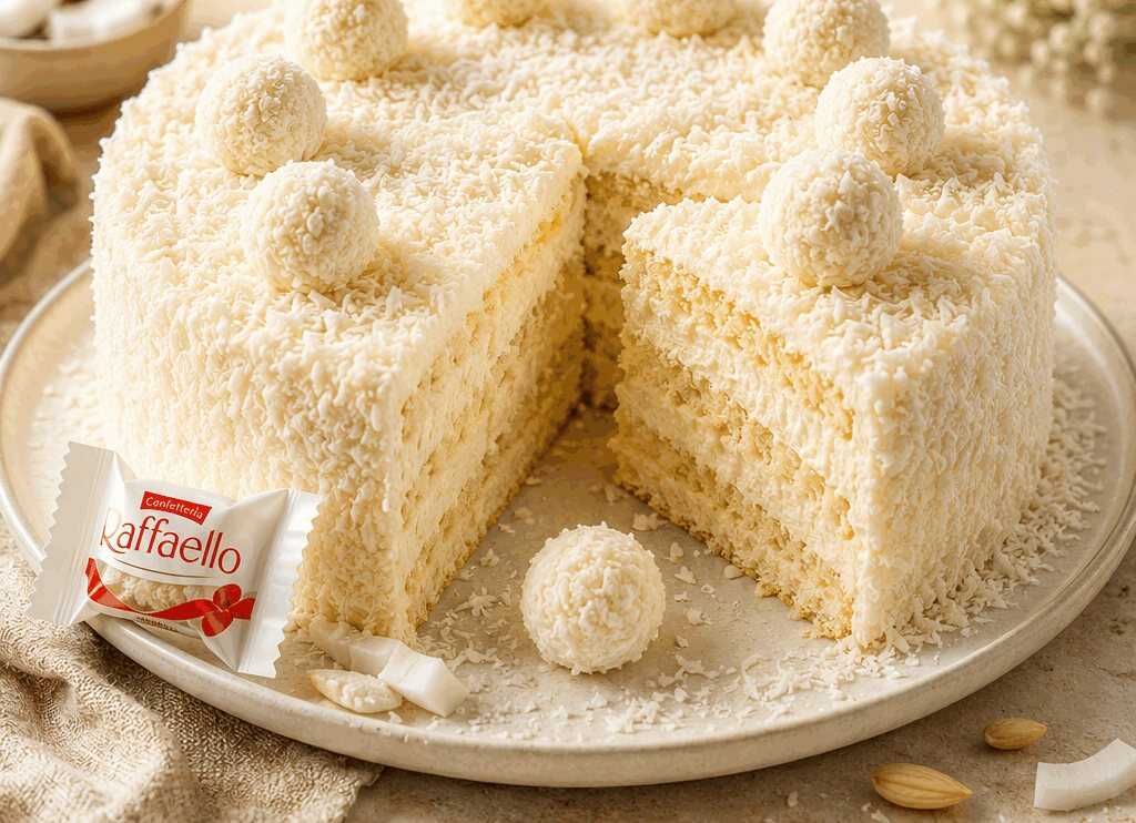 Entdecke die unwiderstehliche Raffaello-Torte!