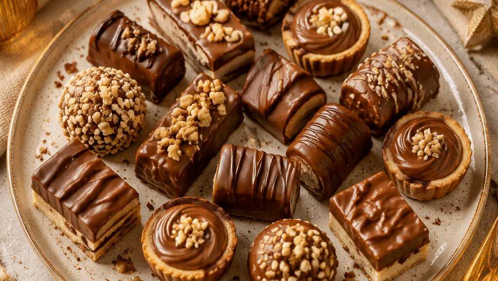 Welt der Nuss-Nougat-Kreationen