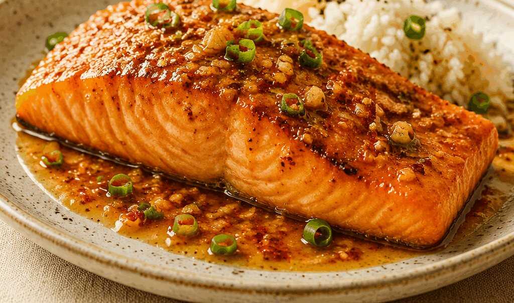 Entdecke drei einfache Methoden, um köstlichen Lachs mit Miso-Knoblauch-Butter zuzubereiten!