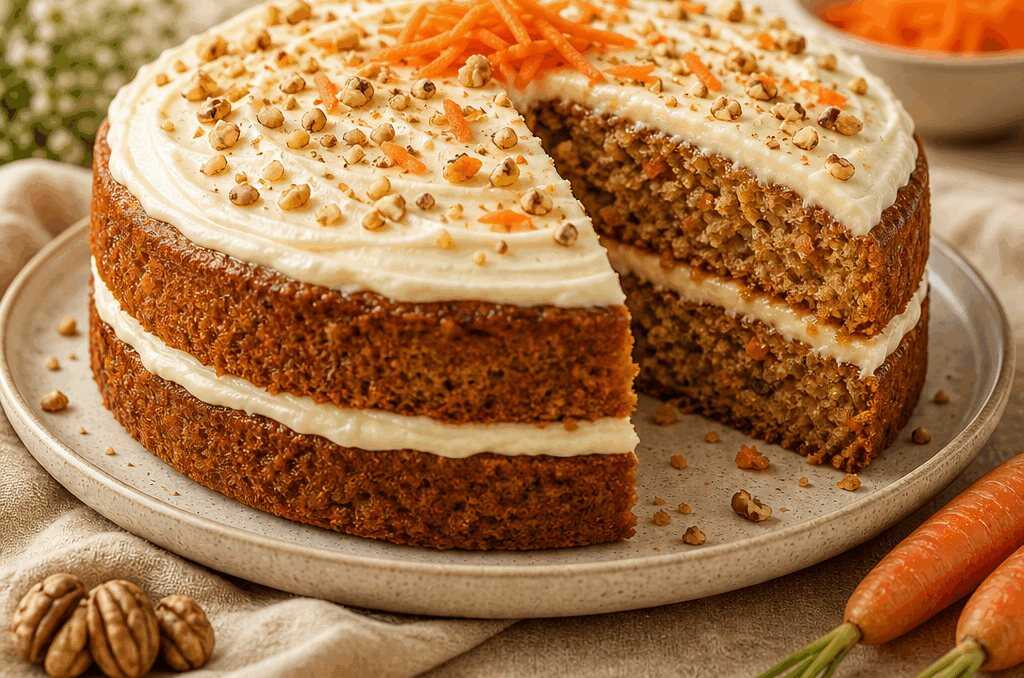 Entdecke jetzt das unglaublich einfache Rezept für den saftigsten Karottenkuchen!