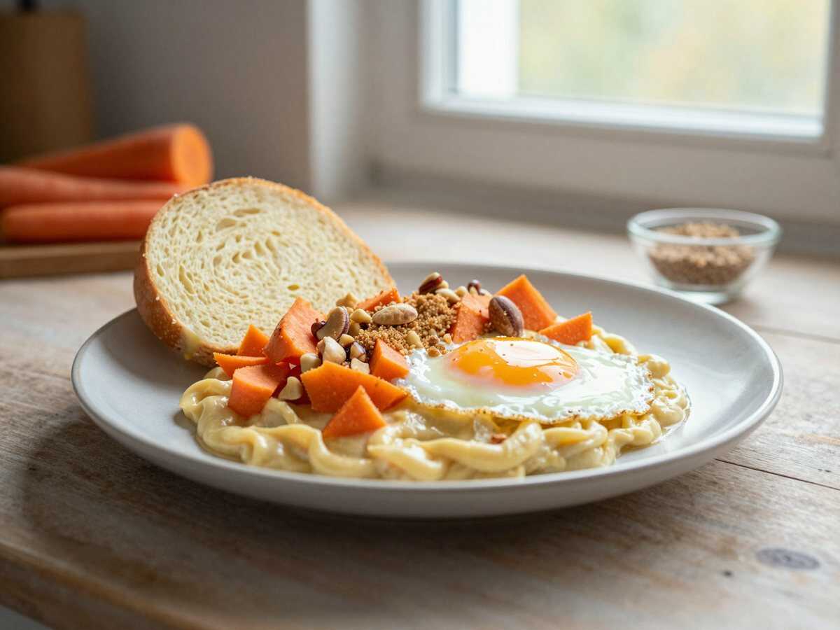 Entdecke jetzt das unglaublich einfache Rezept für den saftigsten Karottenkuchen! – während der Zubereitung