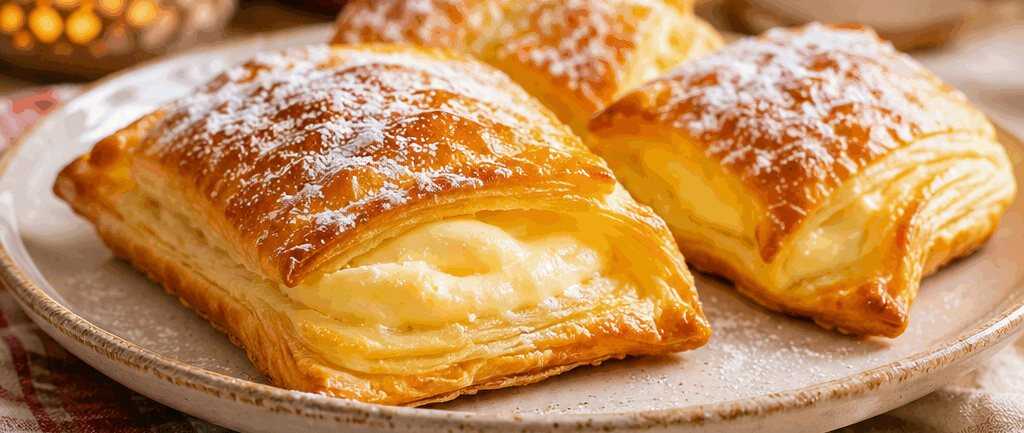 Entdecke jetzt köstliche Quarktaschen mit cremiger Vanillefüllung! – so sieht es fertig aus