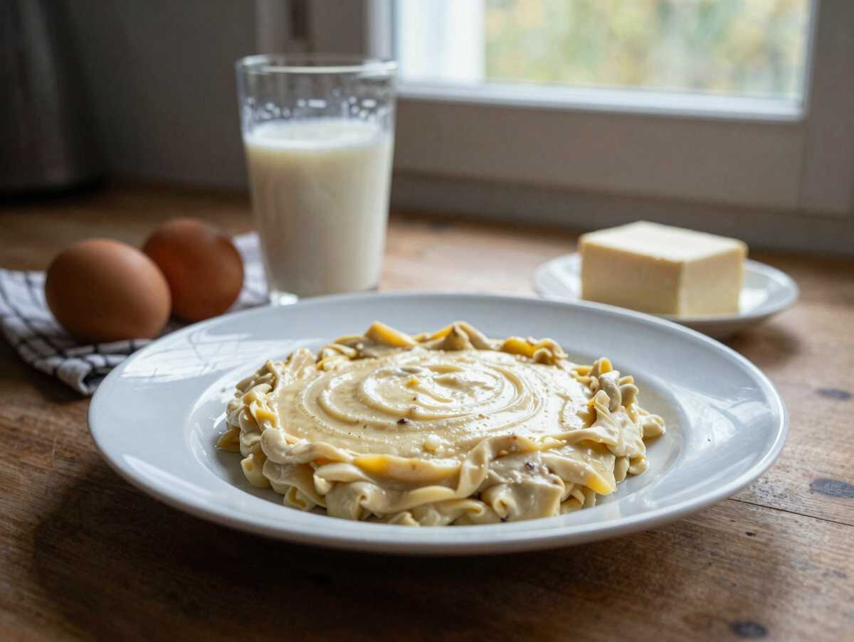 Entdecken Sie das blitzschnelle Rezept für einen saftigen Butter-Mandel-Kuchen! – während der Zubereitung