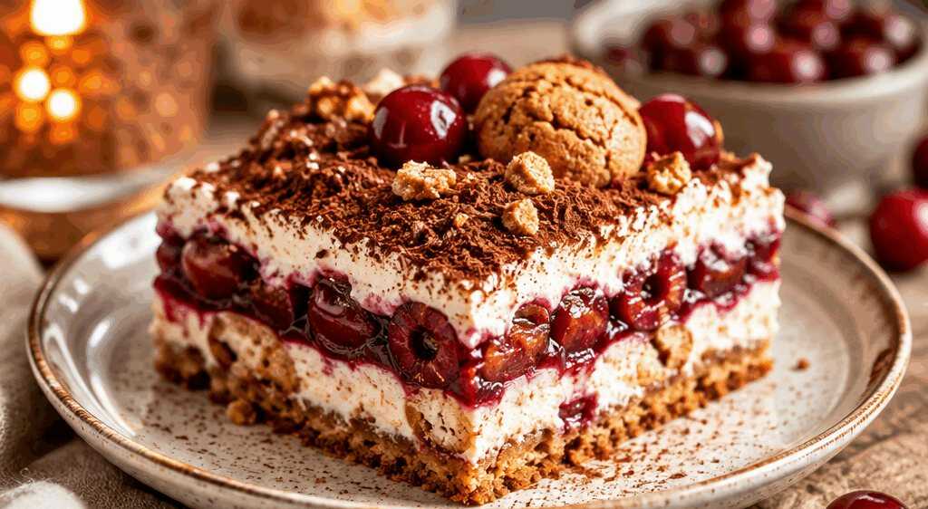 Entdecken Sie das unwiderstehliche Amarettini-Kirsch-Dessert!