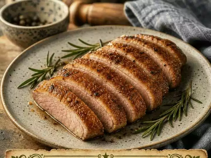 Entenbrust mit knuspriger Haut aus dem Airfryer, das Soulfood für gemütliche Tage