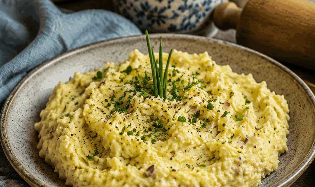 Erdäpfelkas – bayerischer Kartoffelkäse-Aufstrich – perfekt fürs Meal Prep am Sonntag