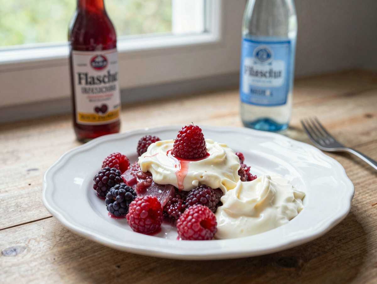 Erdbeer-Joghurt-Überraschung: Das ultimative Sommergetränk! – während der Zubereitung