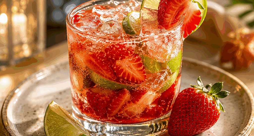 Erdbeer-Caipirinha: Erlebe den ultimativen Frischekick! – so sieht es fertig aus