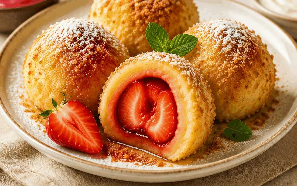 Erdbeerknödel: Entdecke die verlockenden Dips dazu!
