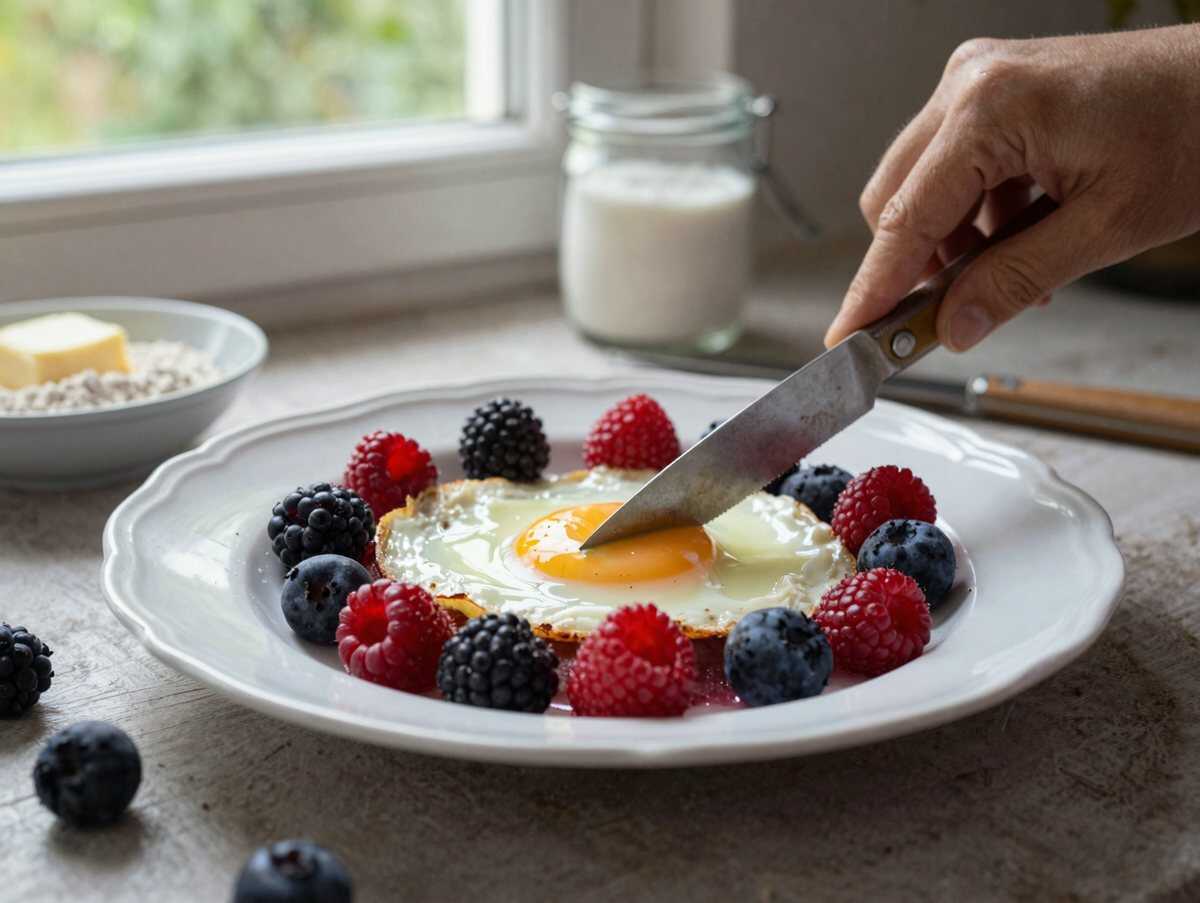 Erdbeertraum: Blitzschneller Blechkuchen mit Vanillecreme, den du lieben wirst! – während der Zubereitung