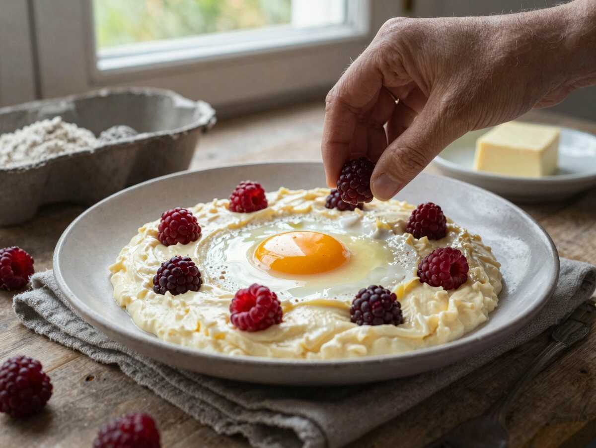 Erdbeertraum: Ein vielseitiges Beerenkuchen-Rezept, das begeistert! – während der Zubereitung