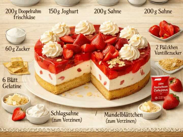 Erdbeertraum: Ein vielseitiges Beerenkuchen-Rezept, das begeistert!