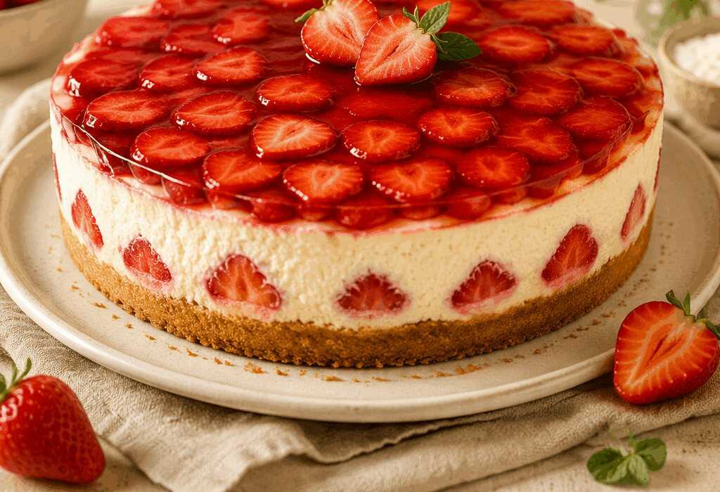 Erdbeertraum: Verführerische Quarktorte zum Nachmachen!