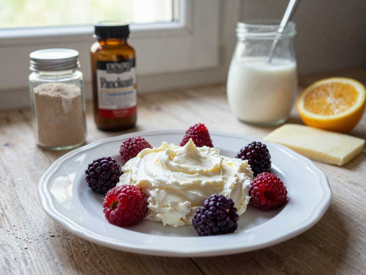 Erdbeertraum: Verführerischer Kuchen mit Quark und Mascarpone-Creme Rezept – während der Zubereitung