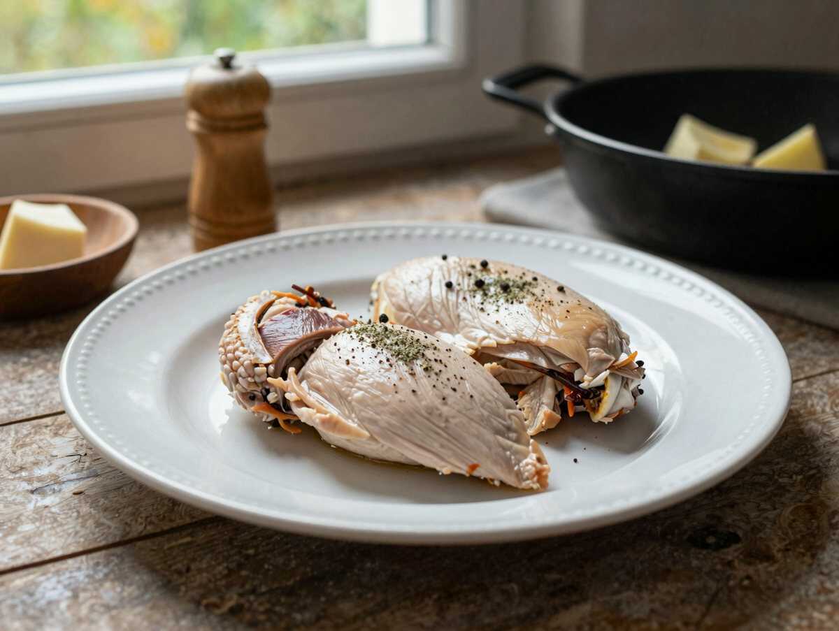 Erlebe den Geschmack: Verführerisches Rezept für cremige Knoblauch-Hähnchenpfanne – während der Zubereitung