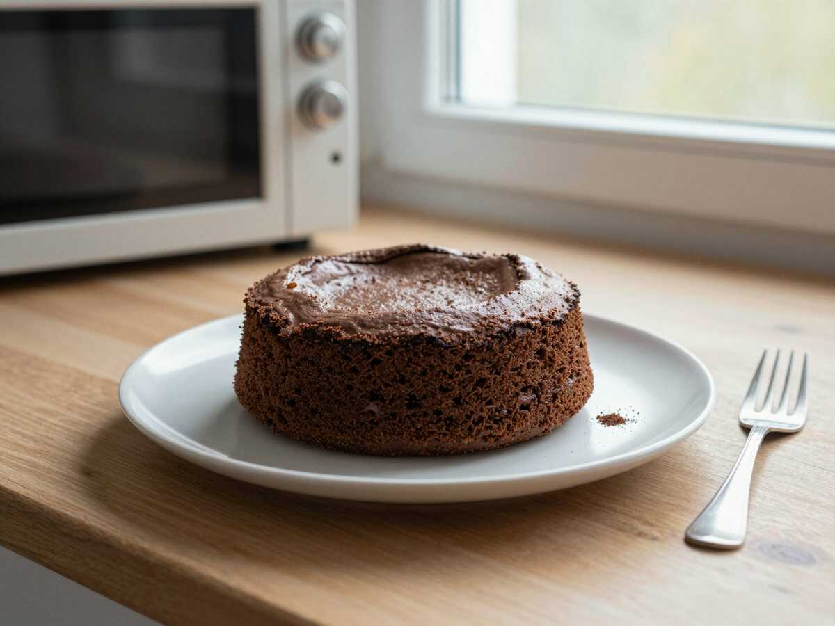 Erstaunliches Rezept für Schoko-Tassenkuchen, das Sie ausprobieren müssen! – während der Zubereitung