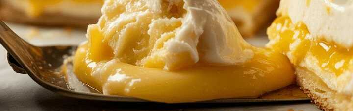 Extra leckere Zitrone Schnitten mit Mascarpone in 20 Minuten
