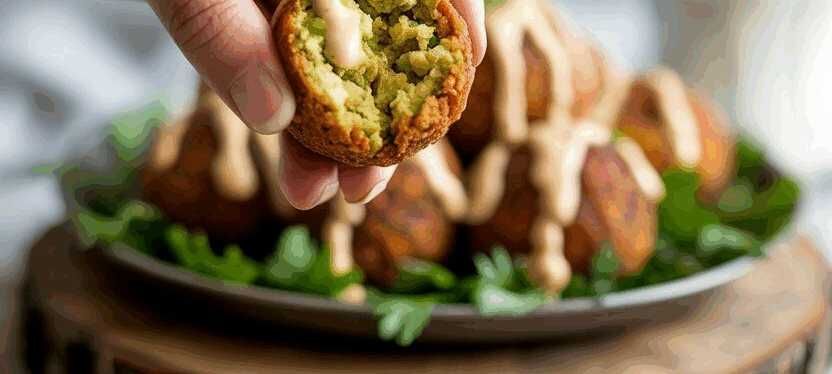 Falafel knusprig aus dem Airfryer – so sieht es fertig aus