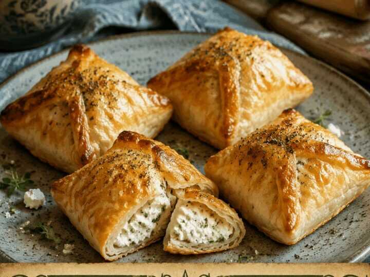 Feta-Päckchen im Blätterteig aus dem Airfryer – ideal für den Kindergeburtstag