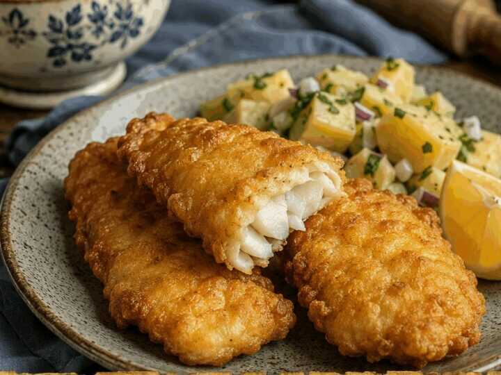 Fisch in Bierteig-Art aus dem Airfryer – die ganze Familie ist begeistert