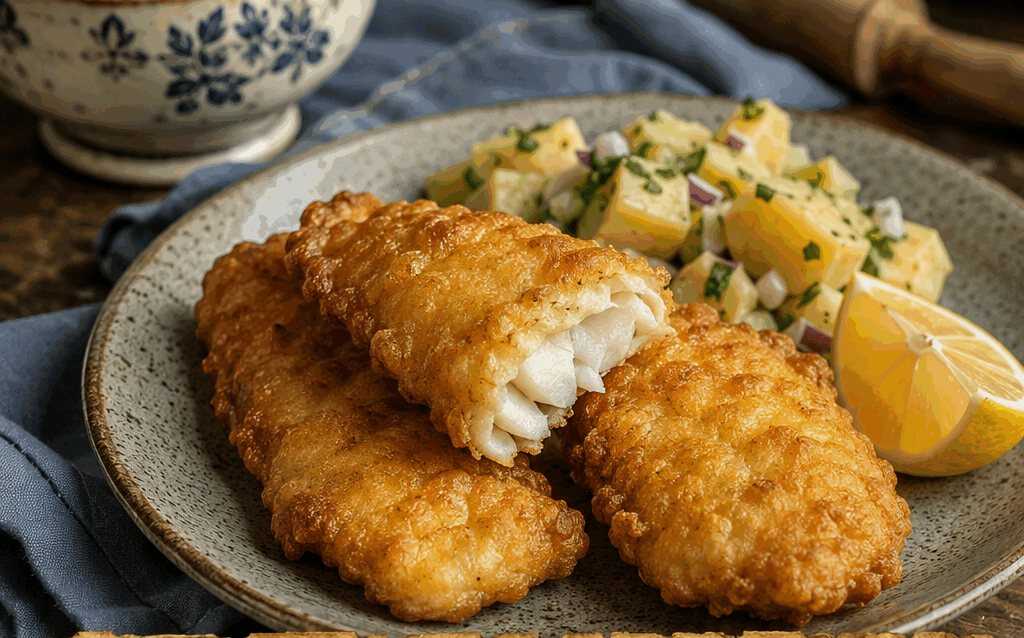 Fisch in Bierteig-Art aus dem Airfryer