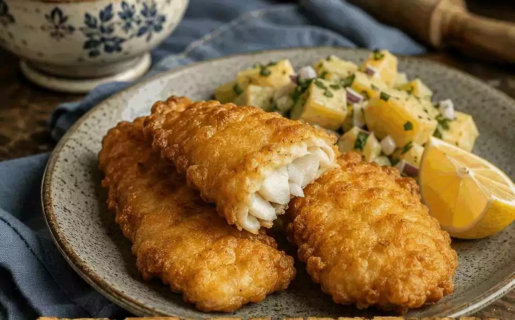 Fisch in Bierteig-Art aus dem Airfryer