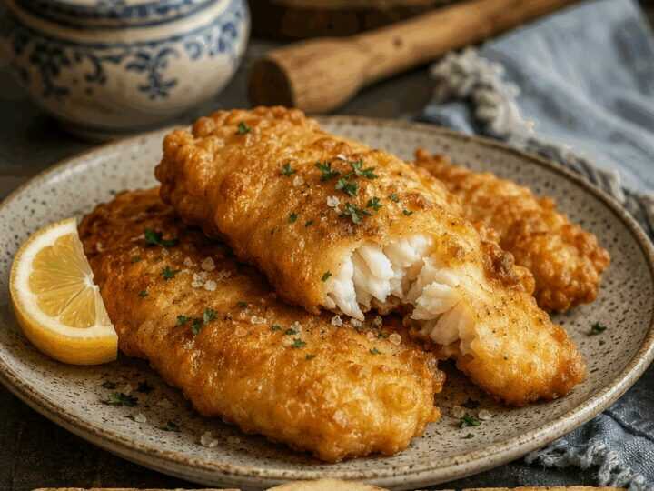 Fisch in Bierteig-Art aus dem Airfryer – knuspriger geht’s nicht