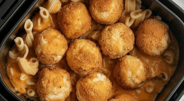 Fischbällchen aus der Heißluftfritteuse
