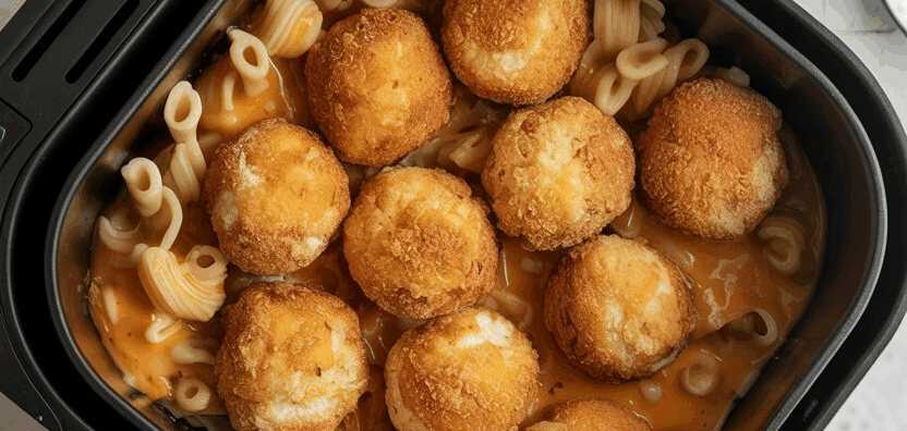 Fischbällchen aus der Heißluftfritteuse