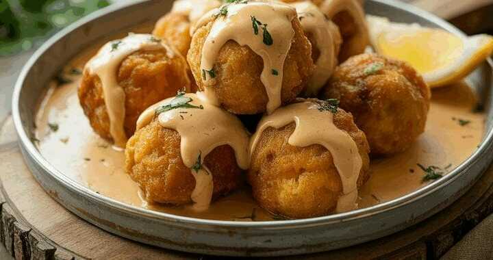 Fisch-Bällchen mediterran aus der Heißluftfritteuse