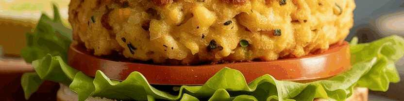 Fischburger Patty aus dem Airfryer – so sieht es fertig aus