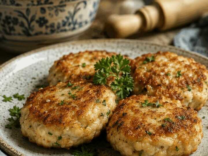 Fischfrikadellen aus dem Airfryer – schmeckt wie frittiert, mit einem Bruchteil vom Fett