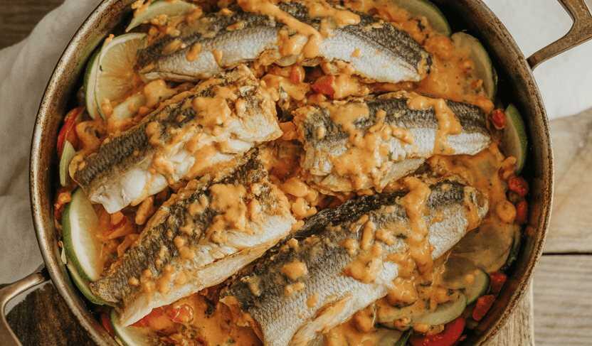 Fisch-Pfannenfüllung für Wraps aus dem Airfryer