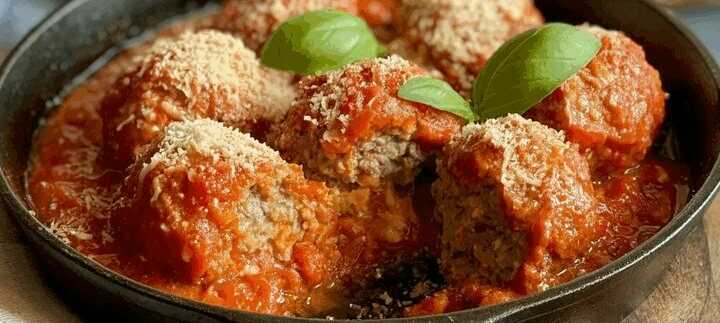 Fleischbällchen mit Tomaten-Paprika-Sauce